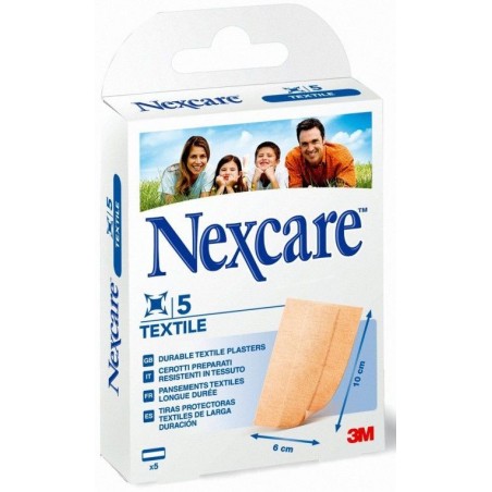 Nexcare Textile Strips Tiras Adhesivas 10x6cm 5uds