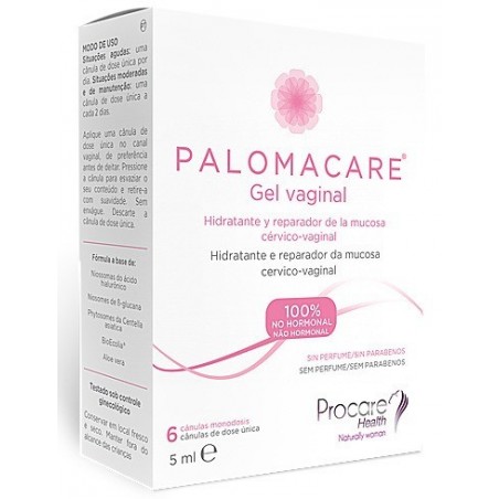 Palomacare Gel Vaginal Monodosis 6 Cánulas 5ml