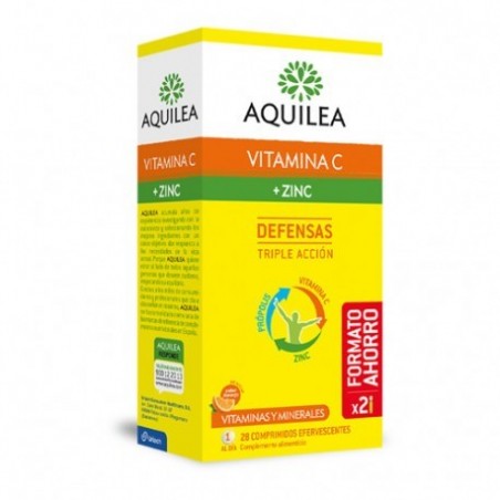 Aquilea Vitamina C + Zinc Efervescente 28 Comp Efervescentes