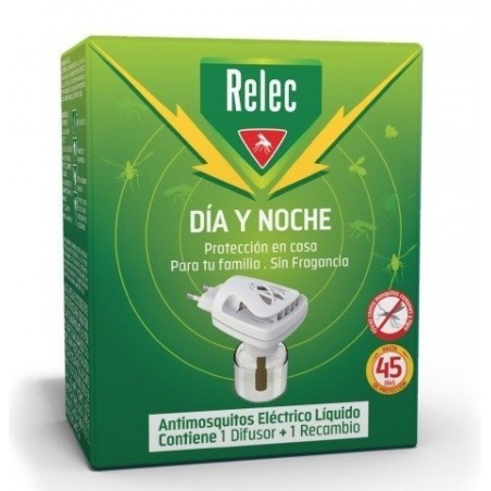 Relec Día y Noche Difusor Antimosquitos + Recambio