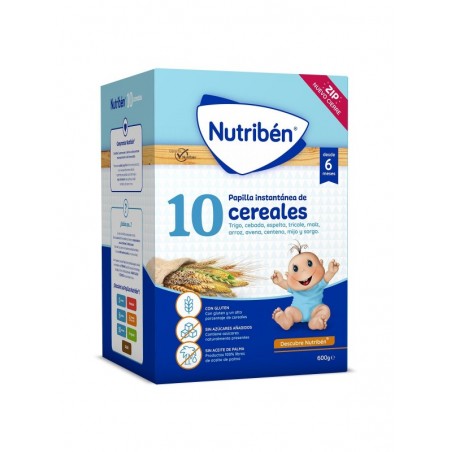 Nutribén Papilla 10 Cereales 600gr