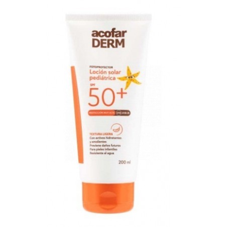 Acofarderm Loción Solar Pediátrica SPF50+ 200 Ml