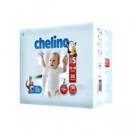 Chelino Pañal Infantil Talla 5 13-18 Kg 30 uds