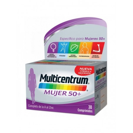 Multicentrum Mujer 50+ 30 Comprimidos