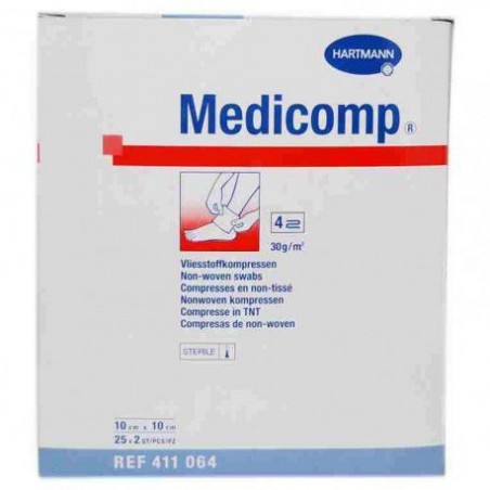 Medicomp Gasa Suave 10x10cm 10x2 Ud