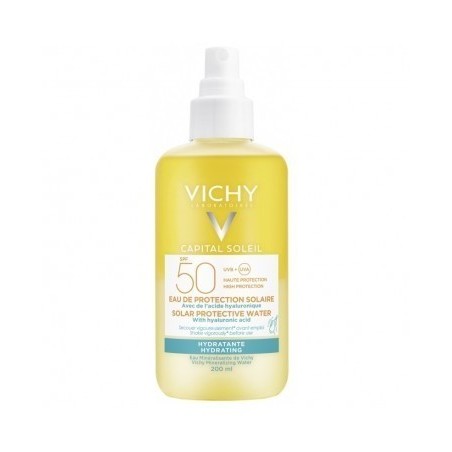 Vichy Capital Soleil SPF-50 Agua Protección Hidratante 200ml