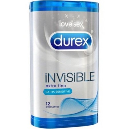 Durex Invisible Preservativo Extrafino Extrasensitivo 12uds