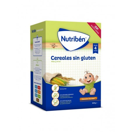 Nutribén Cereales Sin Gluten 600 gr