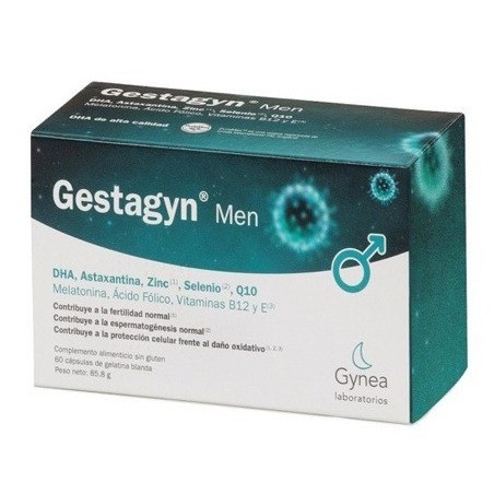 Gestagyn Men Gelatina Blanca 60 Cápsulas