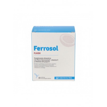 Ferrorol Flash 30 Sobres Bucodispensables