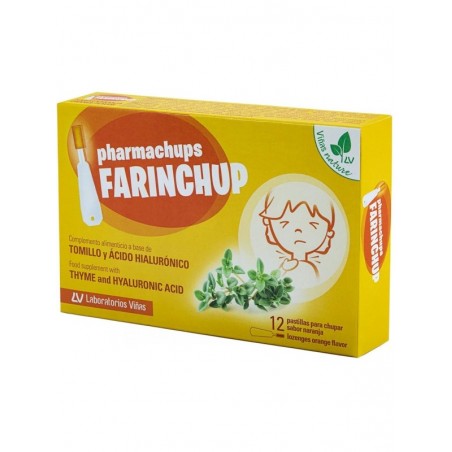 Pharmachups Farinchup Sabor Naranja 12 Pastillas