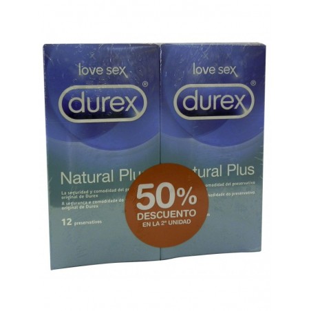 Durex Natural Plus Duplo 12uds