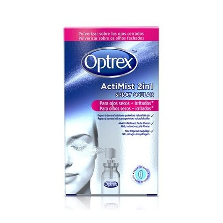 Optrex Actimist 2 en 1 Spray Ocular Ojos Secos 10ml