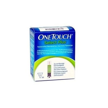 Onetouch Select Plus Tiras Reactivas Glucemia 50uds