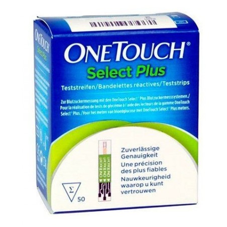 Onetouch Select Plus Tiras Reactivas Glucemia 100uds