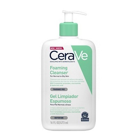 Cerave Gel Limpiador Espumoso 473 ml