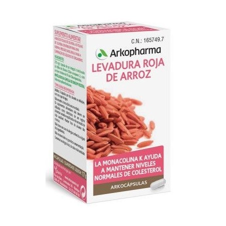 Arkopharma Arkocaps Levadura Roja de Arroz 48 Cápsulas