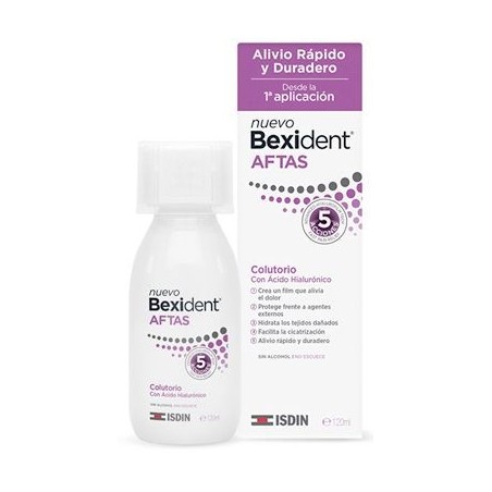 Isdin Bexident Aftas Colutorio 120 ml