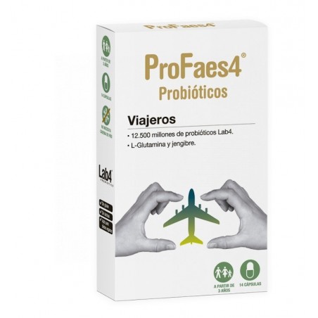 ProFaes4 Probióticos Viajeros 14 Cápsulas