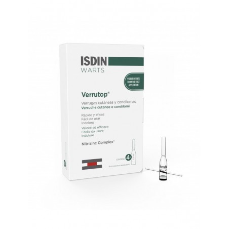 Isdin Verrutop Warts 4 Ampollas + Aplicador