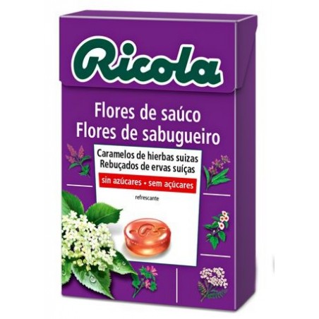 Ricola Caramelos Flores de Saúco Sin Azúcar 50 gr