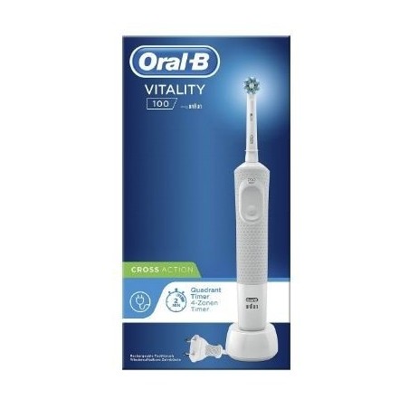 Oral-B Cepillo Dental Eléctrico Recargable Vitality 100 Cross Action Blanco