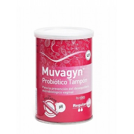 Muvagyn Probiótico Tampón C/Aplicador Regular 9uds