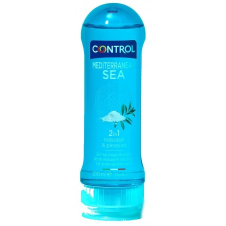 Control Gel de Masaje Efecto Calor Mediterranean Sea 200ml