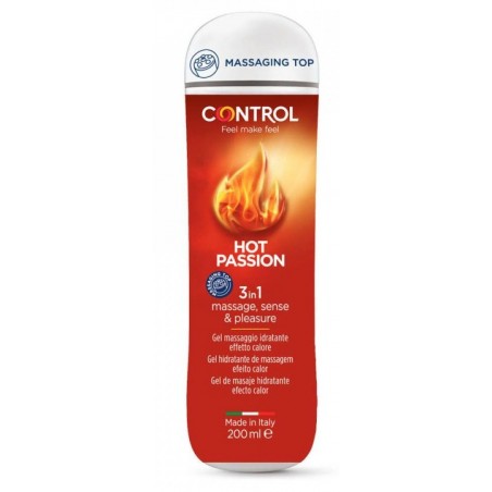 Control Gel de Masaje Hot Passion 200ml