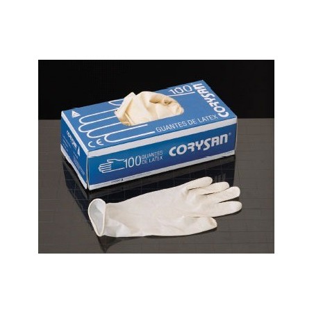 Corysan Guantes Látex Talla Grande 100uds