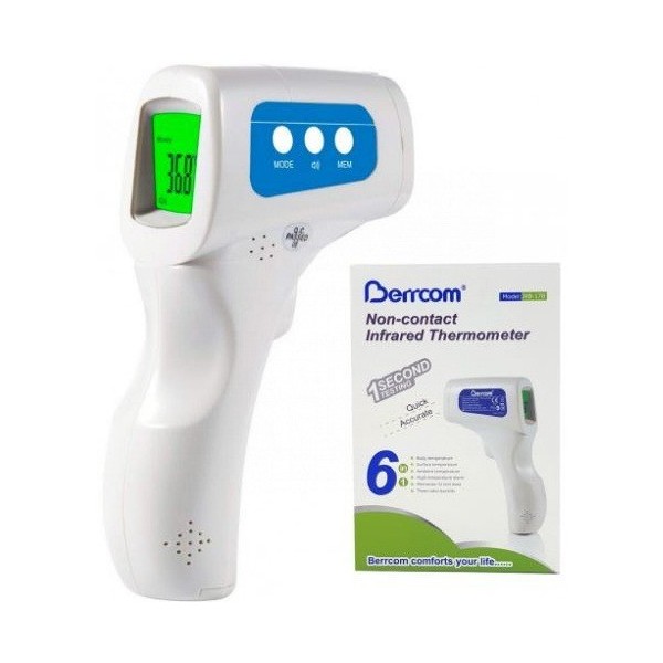 Berrcom Termómetro Digital Infrarrojo Sin Contacto 1ud