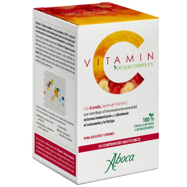 Vitamin C Naturcomplex 30 Comprimidos Masticables