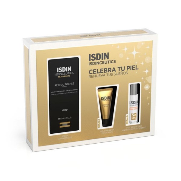 Isdinceutics Cofre Rutina Renovación (retinal Intense) + Gel Limpiador + Fotoprotector