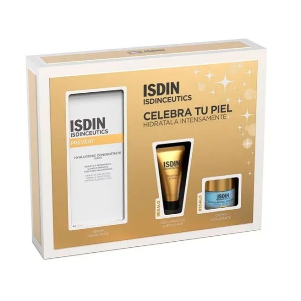 Isdinceutics Cofre Rutina Hidratante Serum Hyaluronic + Gel Limpiador + Crema Hidratante