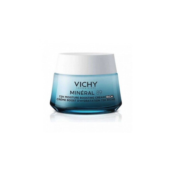 Vichy Mineral 89 Crema Boost de Hidratacion Rica 1 tarro 50ml