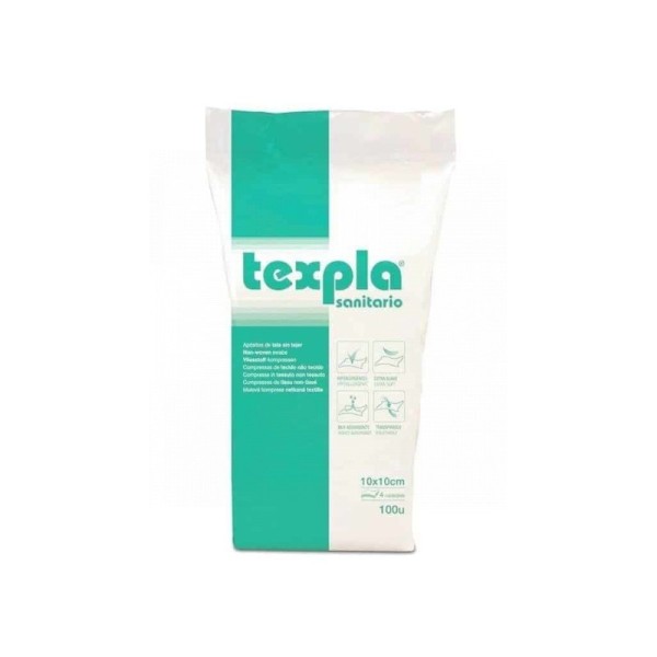 Texpla Apósito Tela sin Tejer 10x10cm 100uds