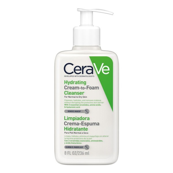 Cerave Limpiadora Crema-Espuma Hidratante 1 envase 473ml