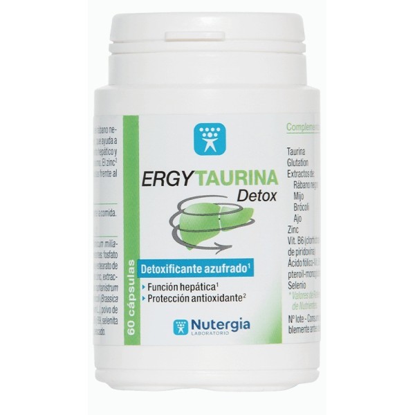 Nutergia Ergytaurina Detox 60 Cápsulas